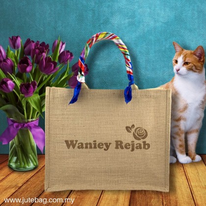 Laser & Printing on Jute Bag
